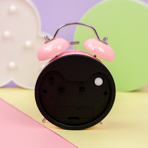 Часы "Будильник" Кт, розовый оптом