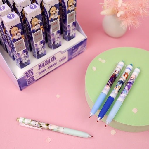 Набор ручек "Genshin Impact" 0068, в шоу-боксе, 24шт