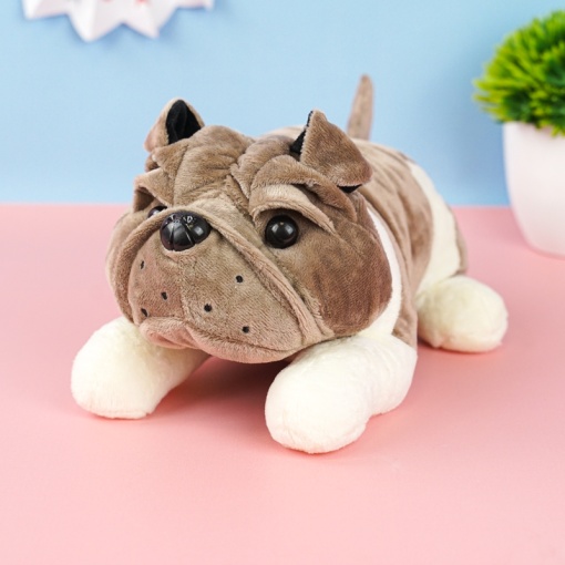 Мягкая игрушка "Шарпей" серый, 27см