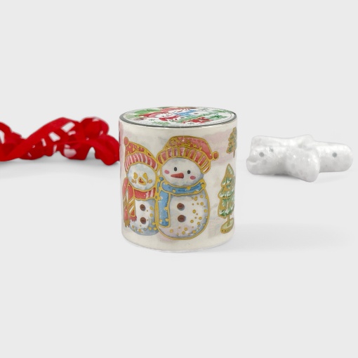 Набор наклеек в рулоне "НГ Merry Christmas" в шоу-боксе 24шт