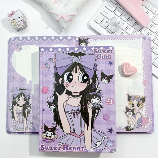 Блокнот "Sweet Heart" A5 фиолетовый