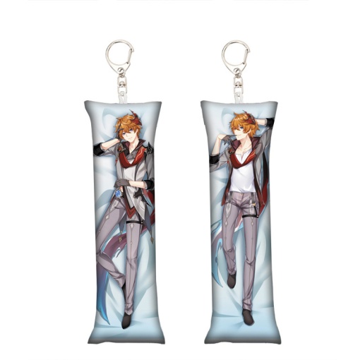 Мягкий брелок "Дакимакура" Genshin Impact, Тарталья,15см