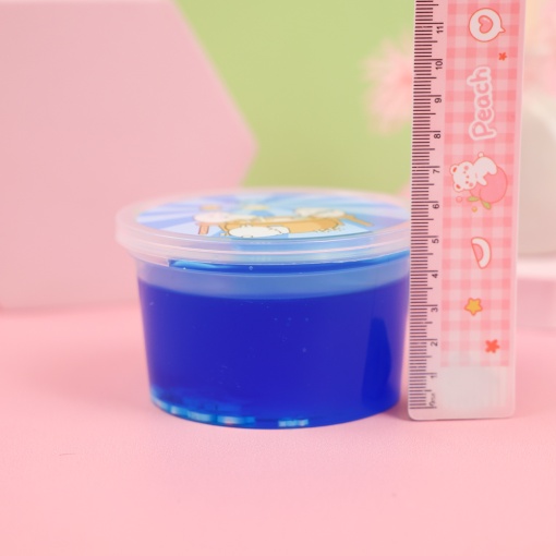 Слайм "Sprinkles" синий, с дек. наполнителем зайки, 180 гр. STORIZ