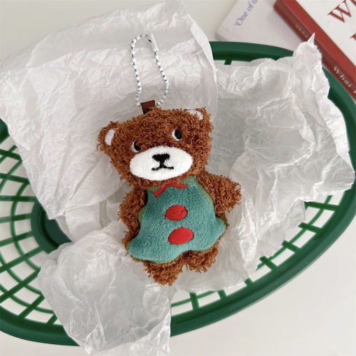 Мягкий брелок "НГ Рождественский Мишка" №5