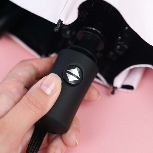 Зонт-автомат "Корги" розовый