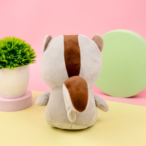 Мягкая игрушка "Белка" серый 25см, в ассортименте 1 шт. 