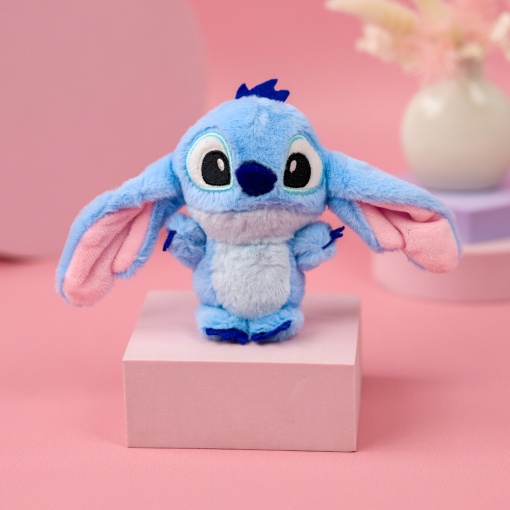 Мягкий брелок "Милый глазастик" №1, голубой  12см