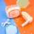 Мини-увлажнитель "Cute TV" розовый (USB) оптом