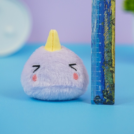 Мягкий брелок "Милый монстр" сиреневый