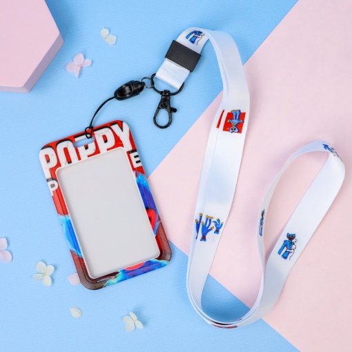 Чехол для карты "Poppy Playtime" красный