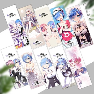Набор закладок "Re:zero" 10шт
