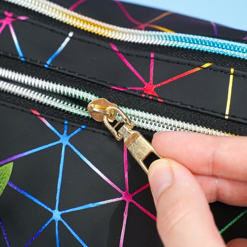 Поясная сумка "Геометрия" черный