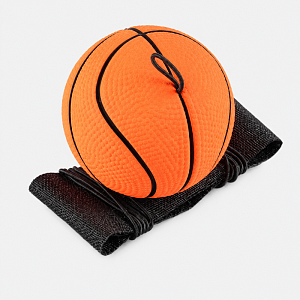 Мячик на резинке "Баскетбол" 6см