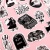 Наклейки для стикер бомбинга "Black&white" (50 шт.)