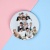 Значок круглый "K-pop" Seventeen №3, 56мм