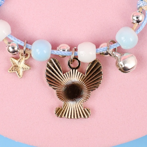 Браслет "Глазастик", голубой №534D 