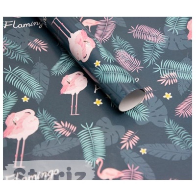 Упаковочная бумага "Flamingo" 52x75 см