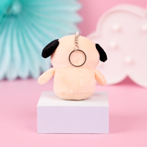 Мягкий брелок "Мопс" 11 см