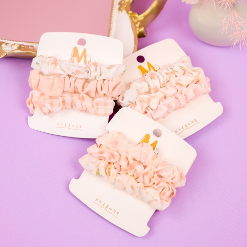 Набор резинок для волос "Sweet", оранжевый, в ассортименте, 1шт.