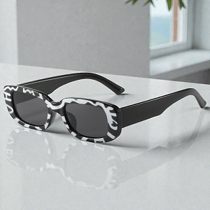 Имиджевые очки "Two colors" черно-белые