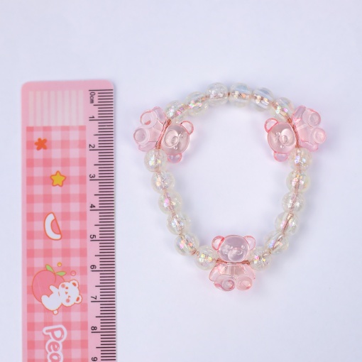 Браслет "Медвежата" розовые