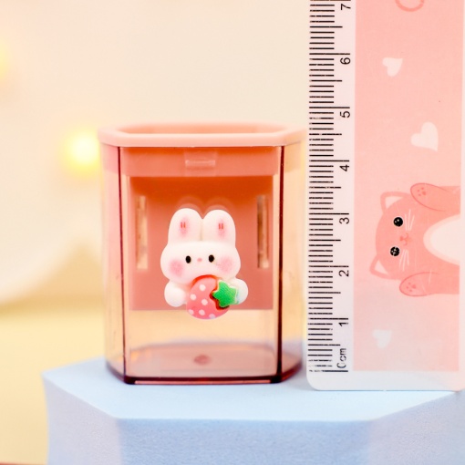 Точилка "Зайка", розовый