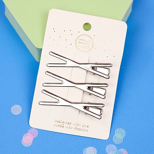 Набор заколок "Silver", 3 шт.