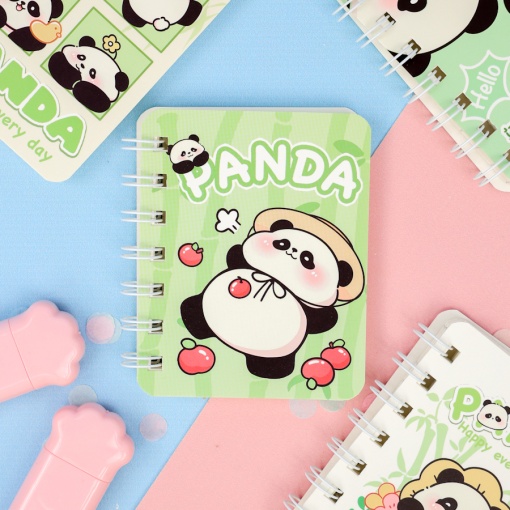 Блокнот "Панда" A7, в ассортименте 1шт