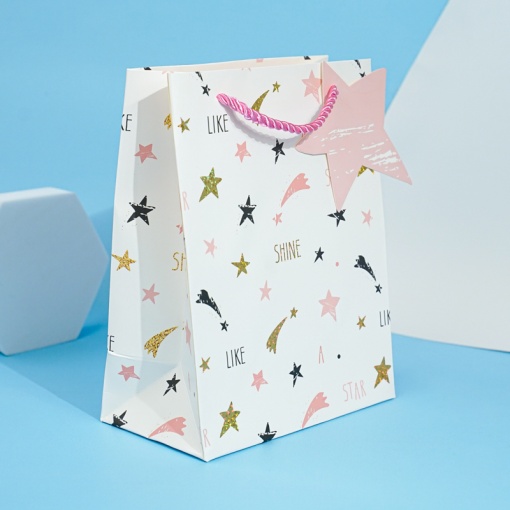 Подарочный пакет "Stars" S 23х18см