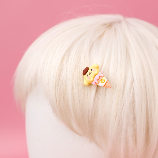 Заколка для волос "My Mld" Помпом (ice cream)