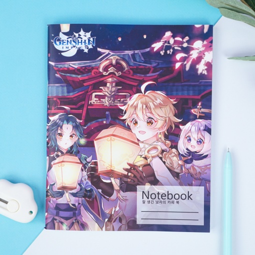 Тетрадь "Genshin Impact Lantern night" 48 листов