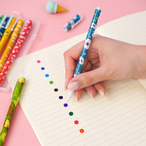 Набор цветных ручек "Flowers" 10 шт.