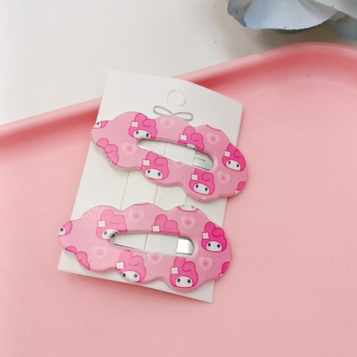 Набор заколок для волос "Санрё" Мело, розовый 2 шт.