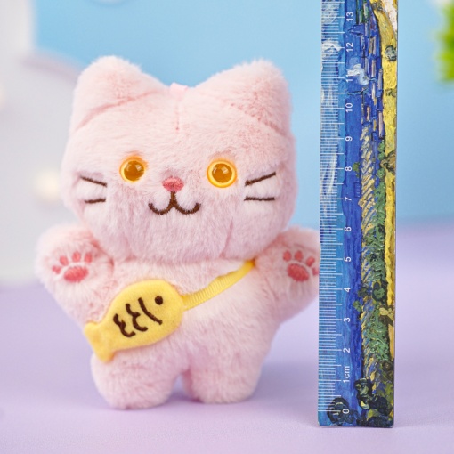 Мягкий брелок "Котик" 12 см