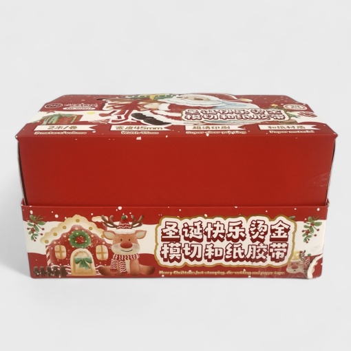 Набор наклеек в рулоне "НГ Merry Christmas" в шоу-боксе 24шт