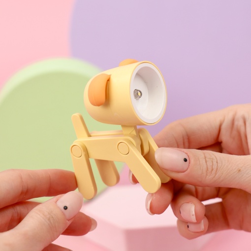 Мини-лампа "Puppy" желтый оптом