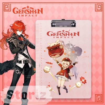 Планшет с зажимом "Genshin Impact" Кли, А4