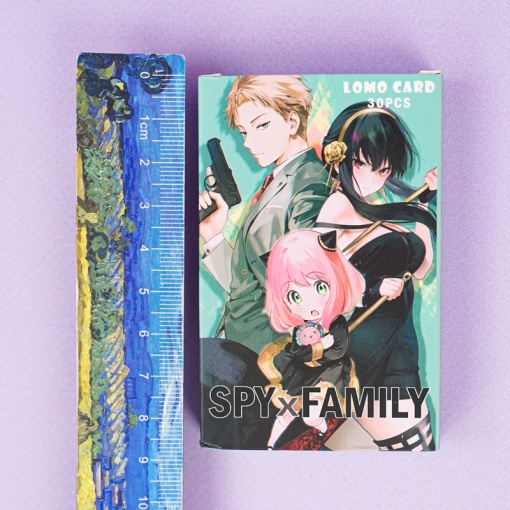 Набор картонных карточек "Spy Family" 30шт.