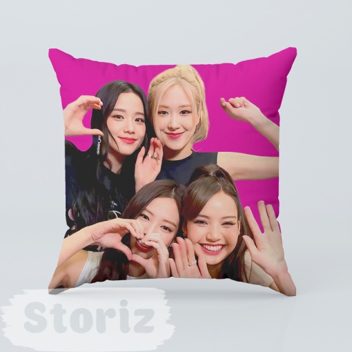 Наволочка декоративная "K-POP" Blackpink, 40x40см