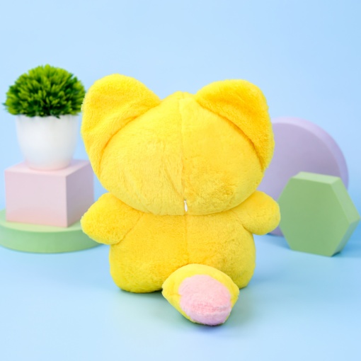 Мягкая игрушка "Котенок Dudu" желтый, 50см