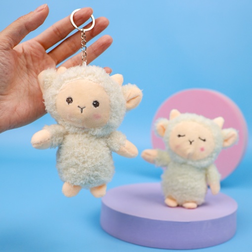 Мягкий брелок "Little Sheep" белый, 12см, в ассортименте 1 шт