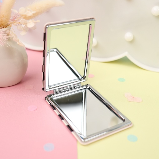 Зеркальце карманное "Куро" №5025, 8,6*6,2см