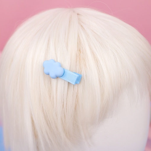 Заколка для волос "Облако" голубой