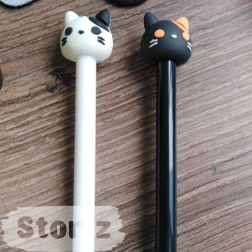 Ручка "White and black cat"