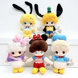 Набор мягких брелков PM "Dimoo" World, 6шт