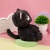 Мягкая игрушка "Curly Cat" черный, 23см