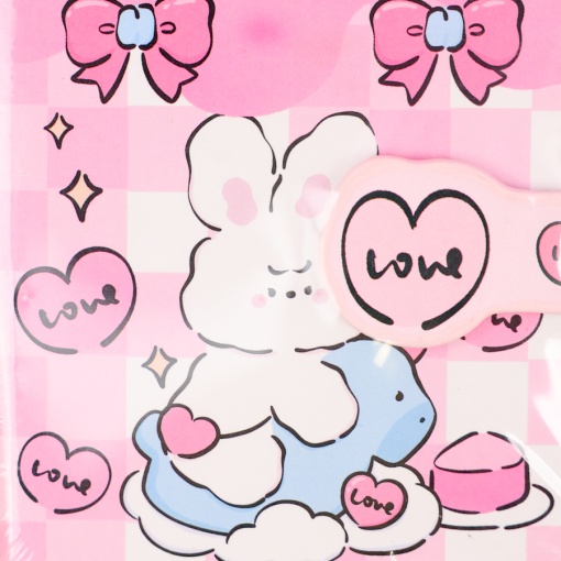 Мини-блокнот "Зайка" 8х8 см, в ассортименте 1 шт.