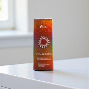 Крем для лица солнцезащитный "Ekel" с экстрактом алоэ и витамином E, SPF50/PA+++, 70мл