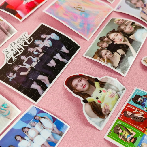 Наклейки для стикер бомбинга "K-Pop" IVE (97 шт.)