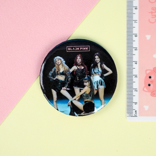 Значок круглый "K-pop" Blackpink №2, 56мм